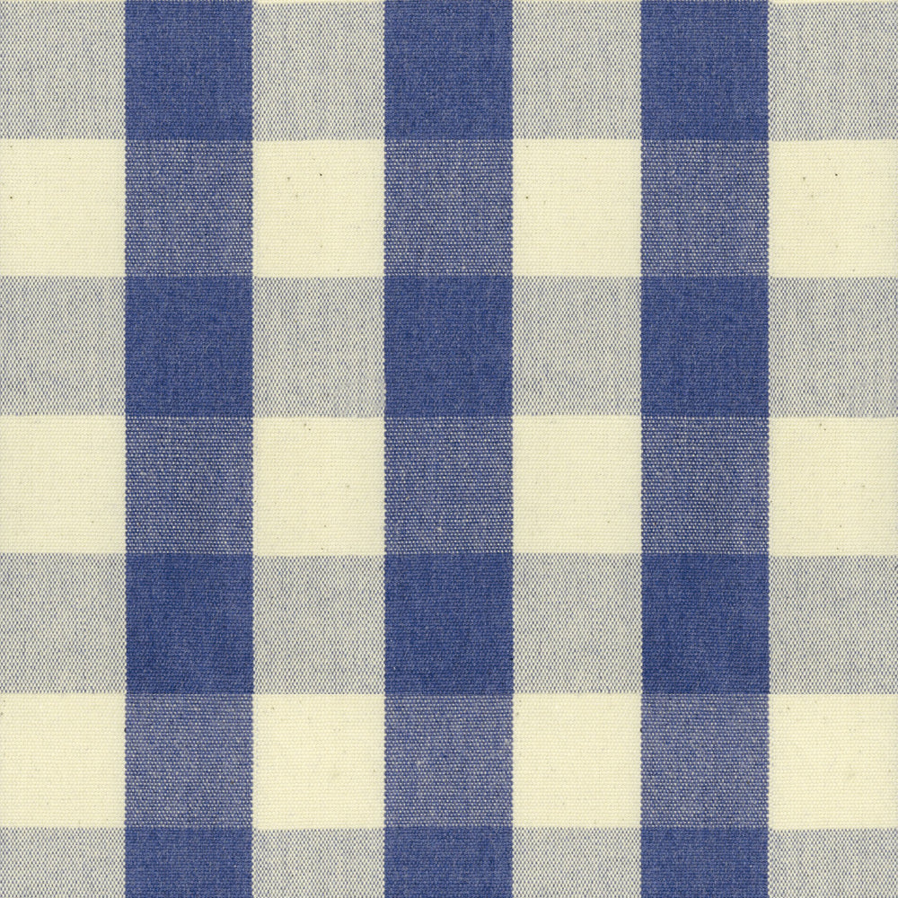 Ian Mankin Suffolk Check Indigo