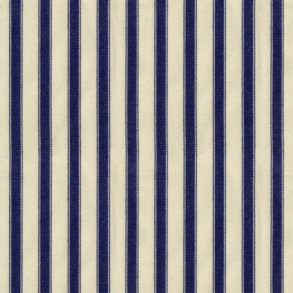 Ian Mankin Ticking Stripe 2 Navy