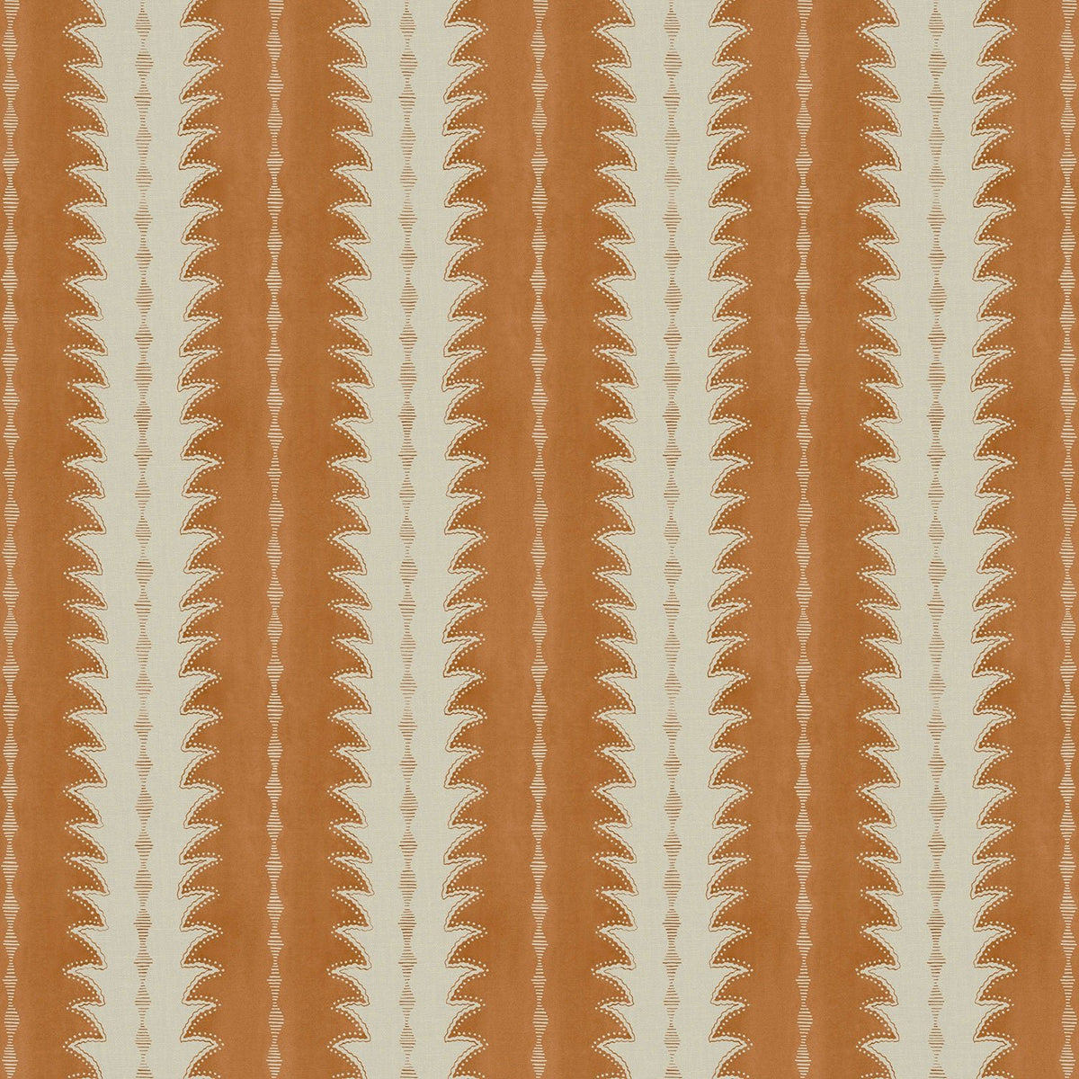 Small Prints - Ruched Cognac