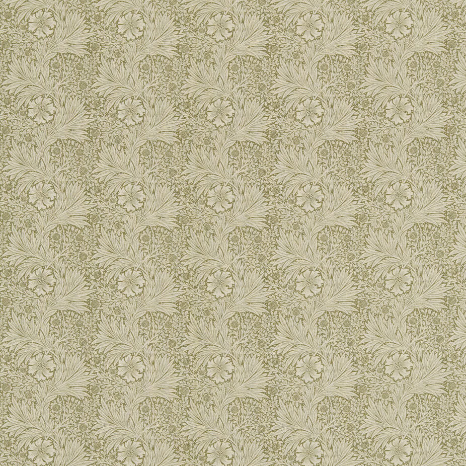 Morris & Co - Marigold Olive Linen