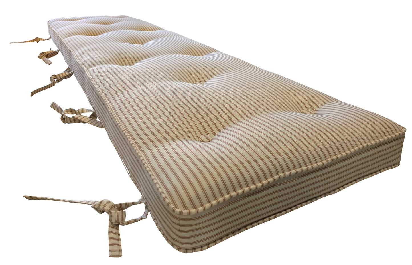 Ticking Fabric Banquette Cushions