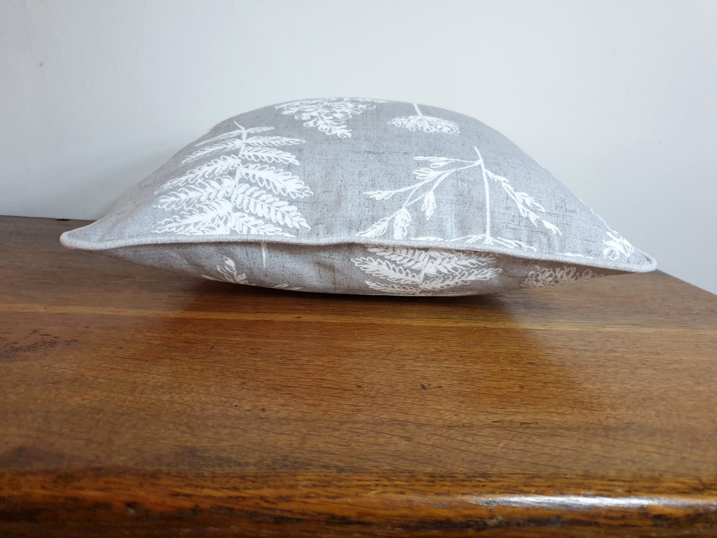 Botanical Grey and White Scatter Cushion Cover