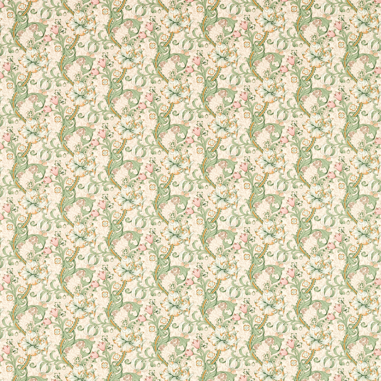 William Morris Golden Lily Linen/Blush