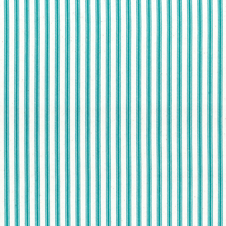 Ian Mankin Ticking Aqua
