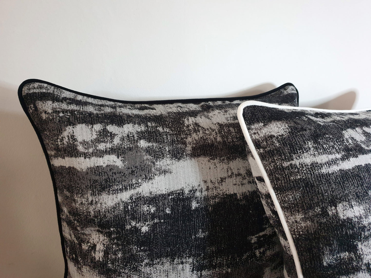 Monochrome Abstract Scatter Cushion Cover