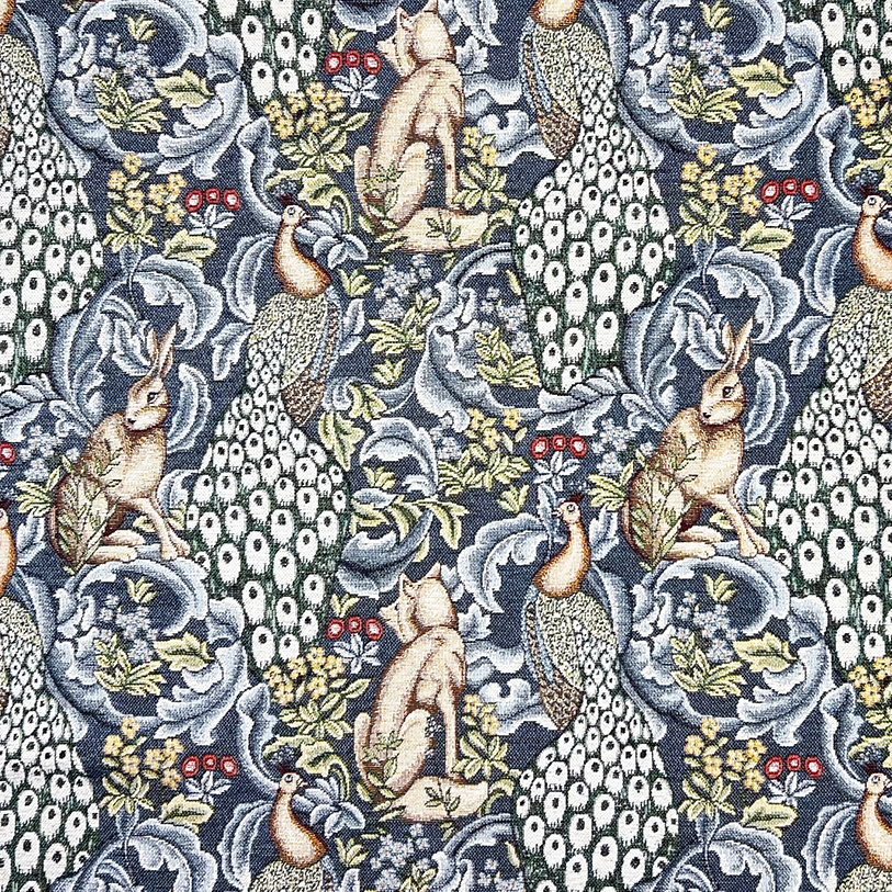 William Morris Tapestries - Forest Indigo