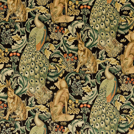 Morris & Co - Forest Velvet Charcoal