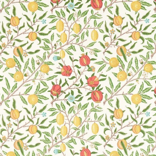 Morris & Co - Fruit Leaf Green Madder