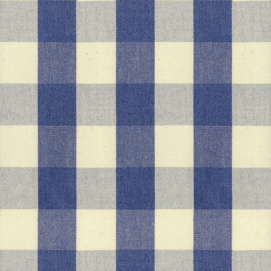 Ian Mankin Suffolk Check Indigo