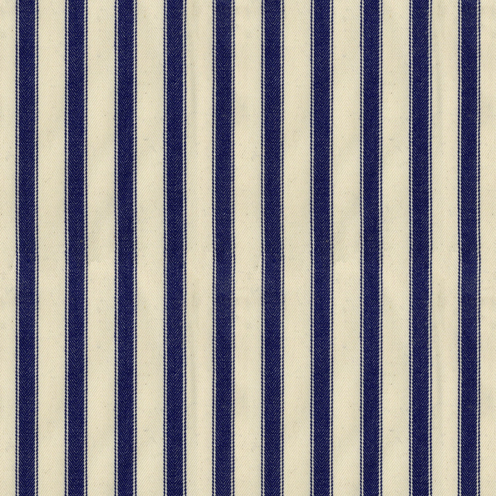 Ian Mankin Ticking Stripe 2 Navy