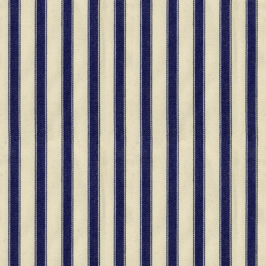 Ian Mankin Ticking Stripe 2 Navy