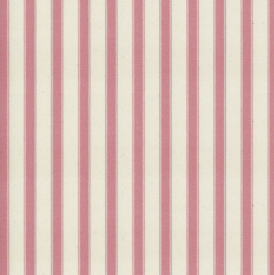 Ian Mankin Ticking Stripe 2 Raspberry