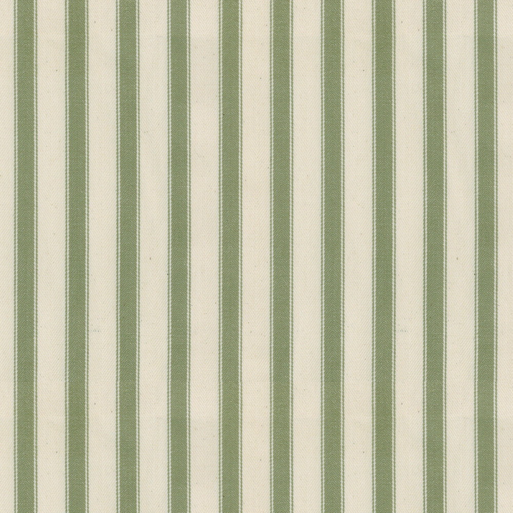 Ian Mankin Ticking Stripe 2 Sage