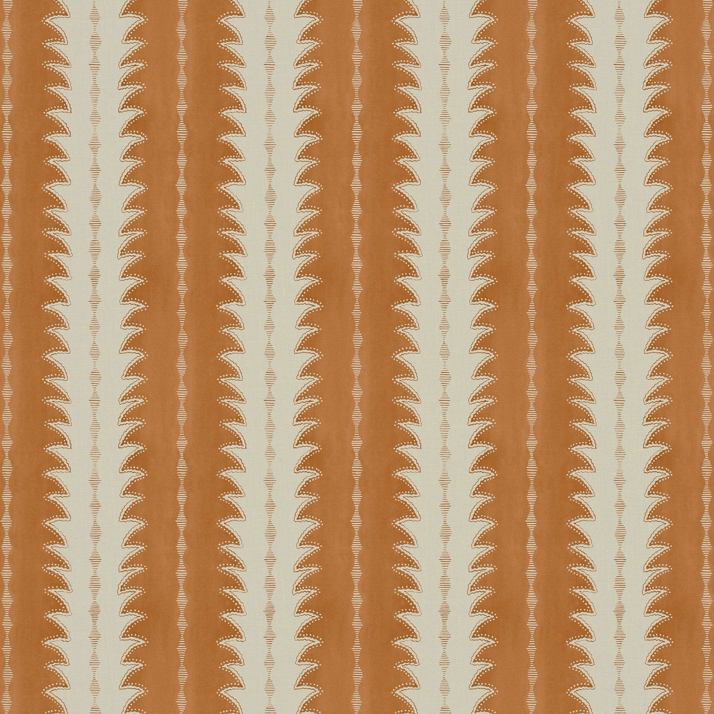 Small Prints - Ruched Cognac