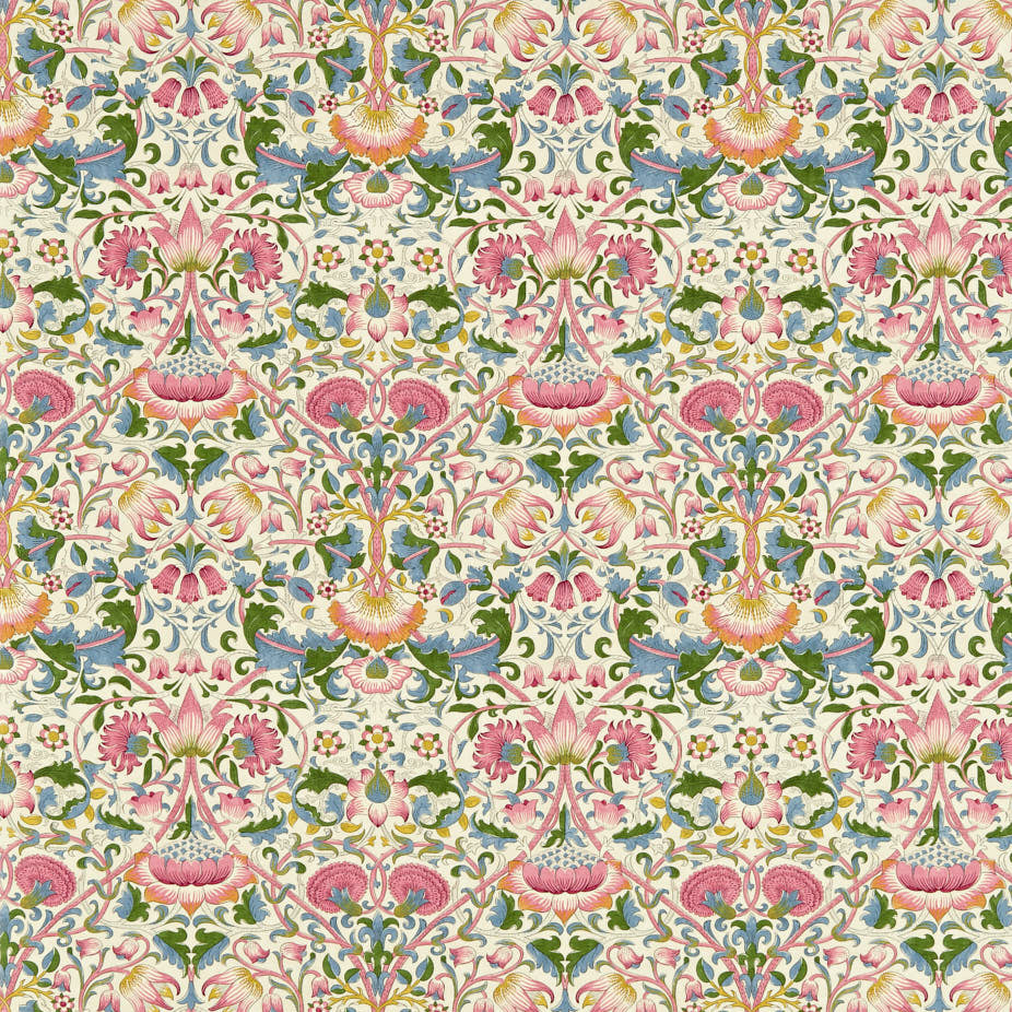Morris & Co - Lodden Blush Woad