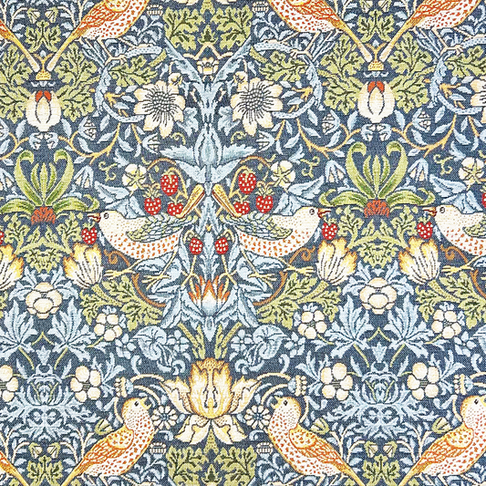 William Morris Tapestries - Strawberry Thief Denim