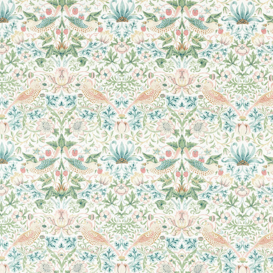 Morris & Co - Strawberry Thief Cochineal Willow