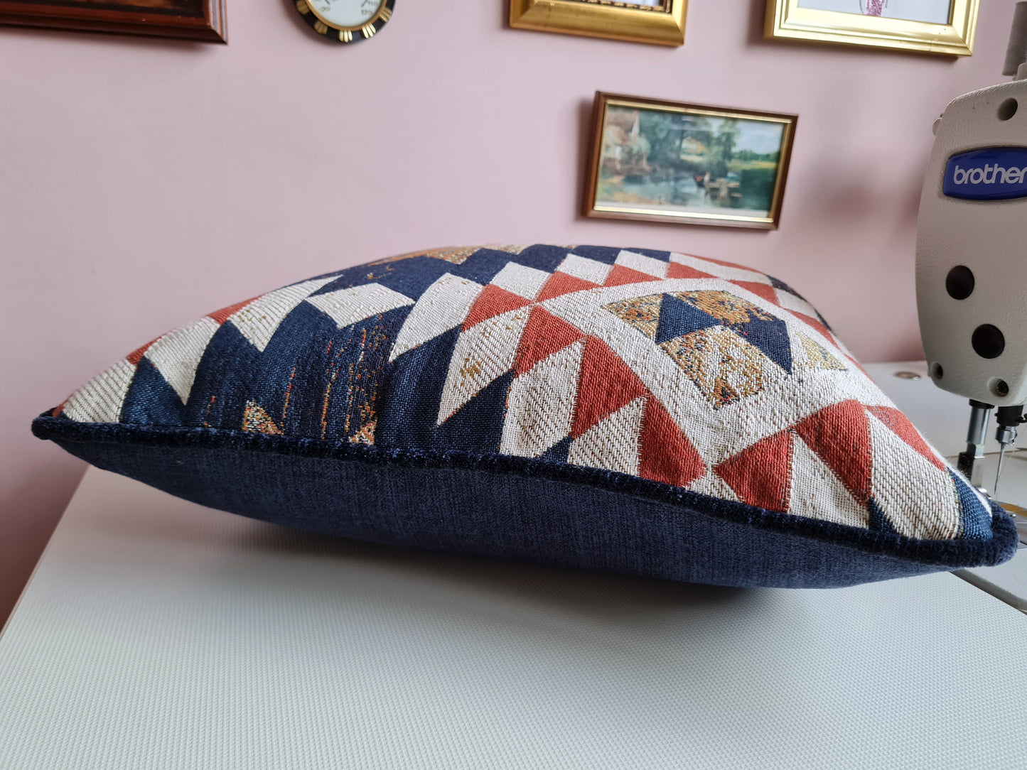 Geometric Design Scatter Cushion Cover