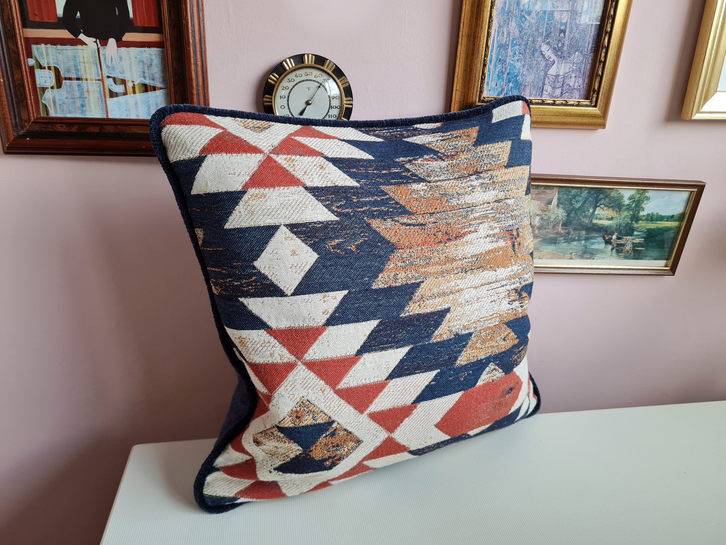 Geometric Design Scatter Cushion Cover
