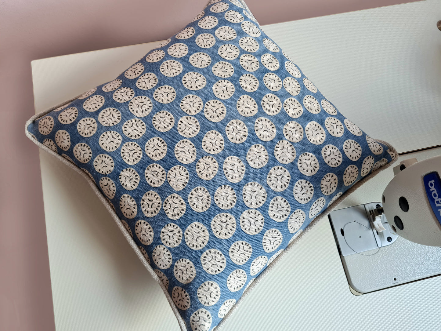 Linen "Bibi" Linwood Print Scatter Cushion Cover