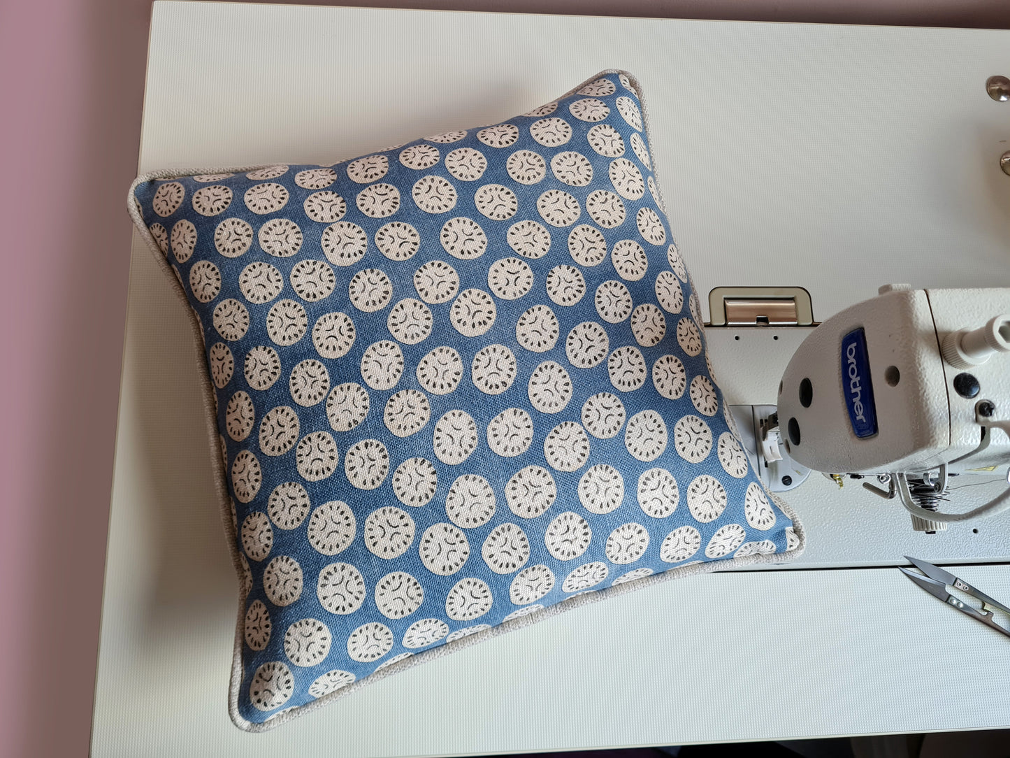 Linen "Bibi" Linwood Print Scatter Cushion Cover