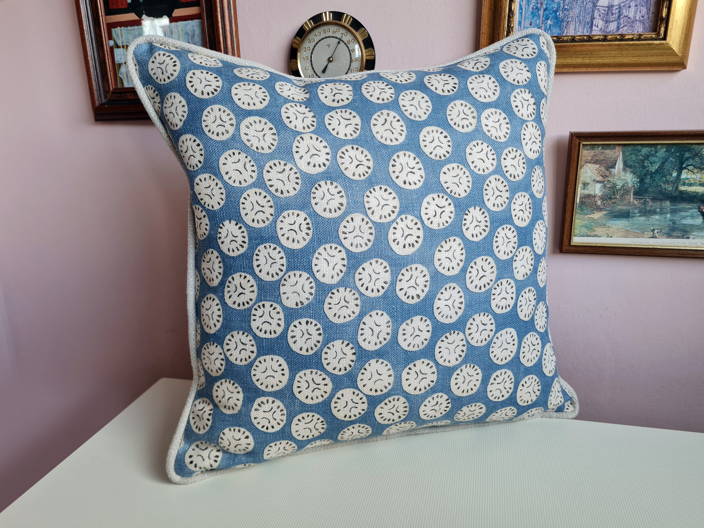 Linen "Bibi" Linwood Print Scatter Cushion Cover