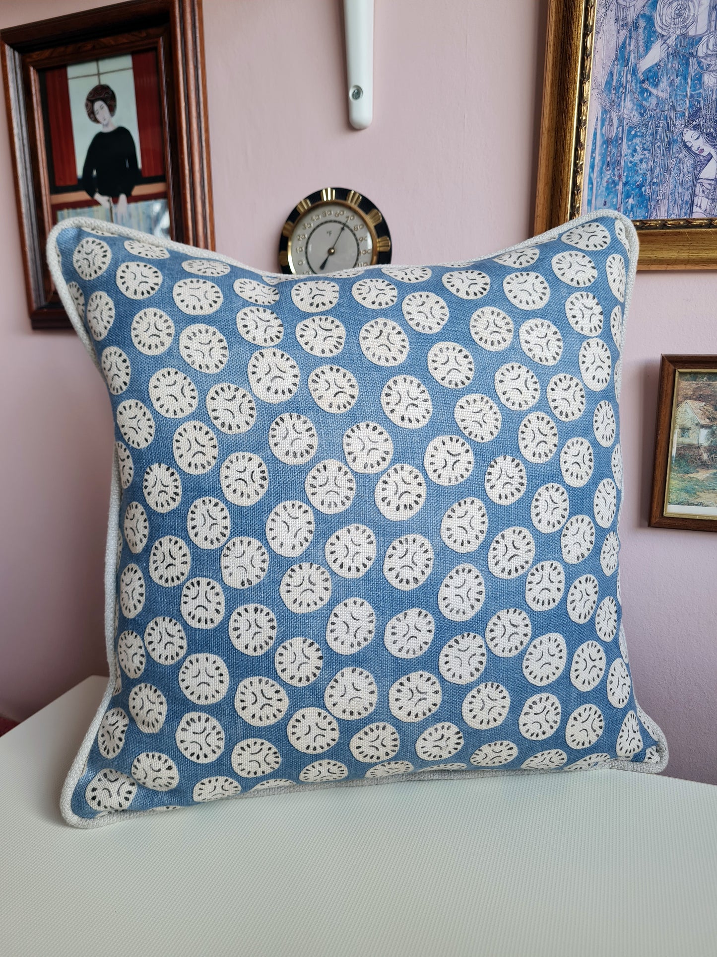 Linen "Bibi" Linwood Print Scatter Cushion Cover