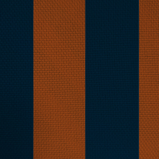 Midi Stripe Navy & Burnt Orange