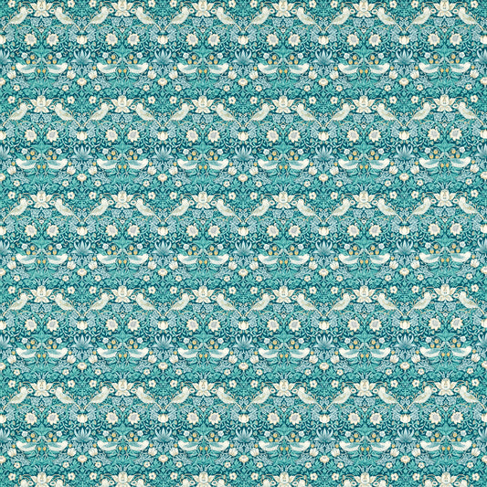 William Morris Strawberry Thief Teal